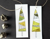 Etsy Pick Handmade Christmas Tree Tags - Editor's Pick Handpainted Winter Watercolor Ornaments for Gifting- Holiday Hygge jul
