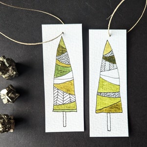 Etsy Pick Handmade Christmas Tree Tags - Editor's Pick Handpainted Winter Watercolor Ornaments for Gifting- Holiday Hygge jul