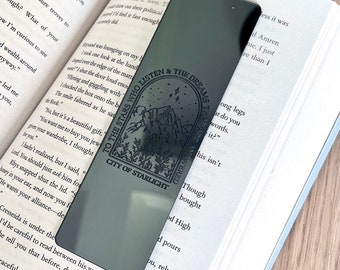 Velaris City of Starlight Acrylic Bookmark - To the Stars Who Listen ACOTAR Bookmark - Night Court - Fantasy Bookclub - Fantasy Book Gift