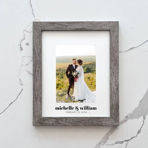 Personalized Wedding Day Picture Frame