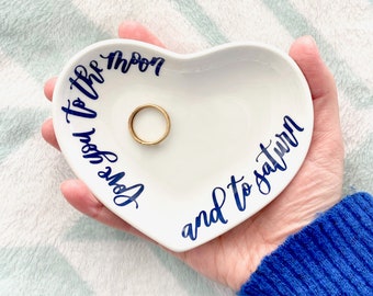 Love You To The Moon & Saturn Ring Dish: Taylor Inspired Gift