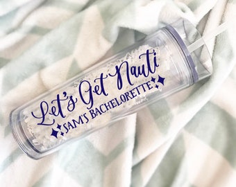 Let's Get Nauti - Nautical Bachelorette Party Favors - Personalized Bachelorette Gifts - Nauti Bride