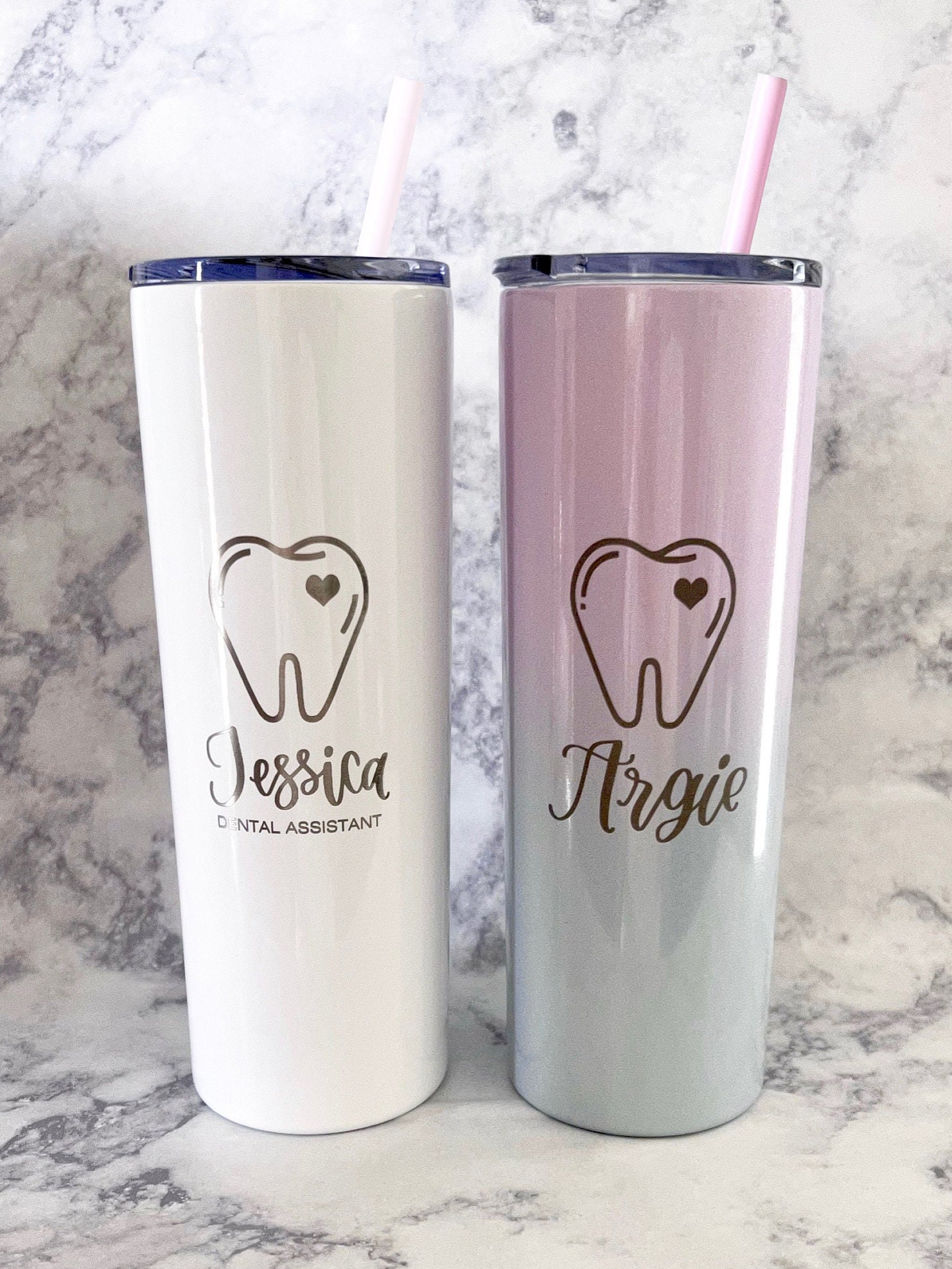 Unique Dental Hygienist 40oz Tumbler With Handle, Engraved Custom Dental  Assistant Tumbler Keep Hot & Cold, Staff Gift Bulk for Dentist 