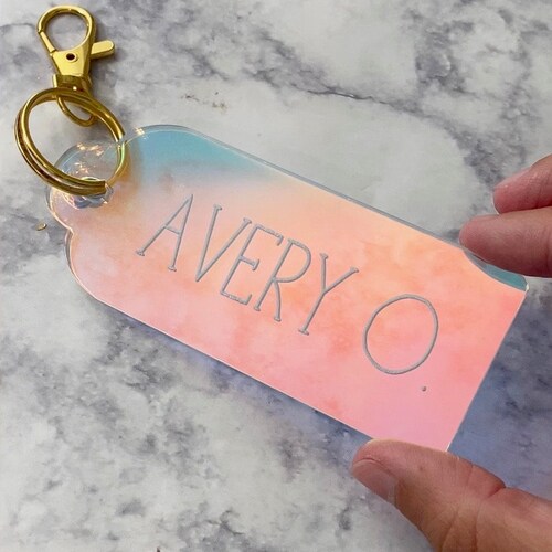 Backpack Tag Backpack Name Tag for Kids Personalized Bag Etsy