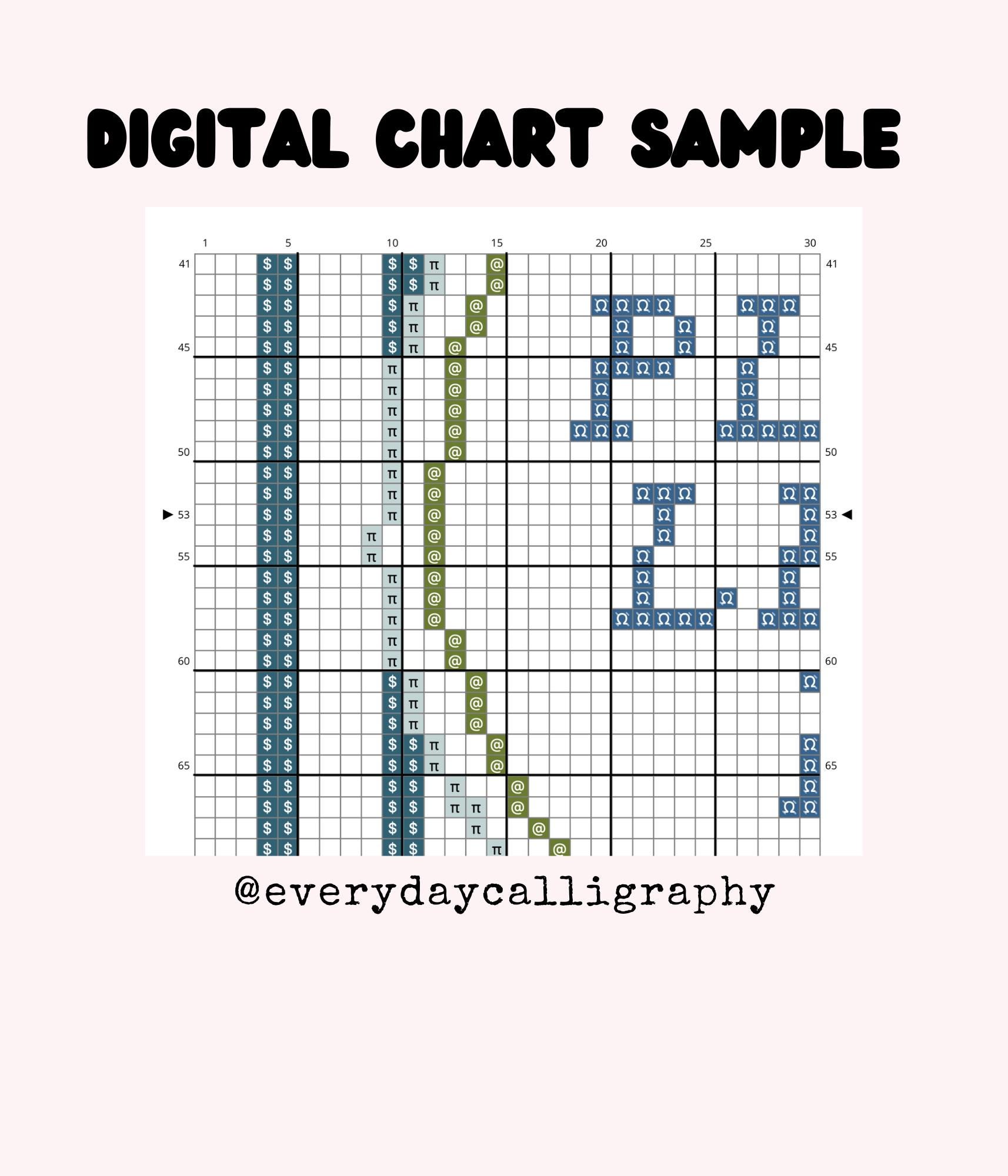 Preppy Math Charts Please Leave by 9 Needlepoint Chart | Preppy Blue Stripe Pillow Design ...