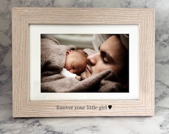 Dad Picture Frame - Personalized Fathers Day Picture Frame - Engraved Picture Frame - Dad Birthday Gift - Custom Dad Photo Frame