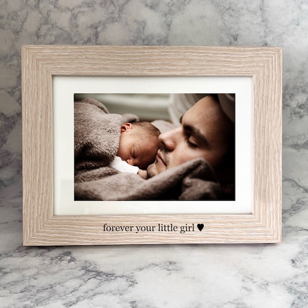 Dad Picture Frame - Personalized Fathers Day Picture Frame - Engraved Picture Frame - Dad Birthday Gift - Custom Dad Photo Frame