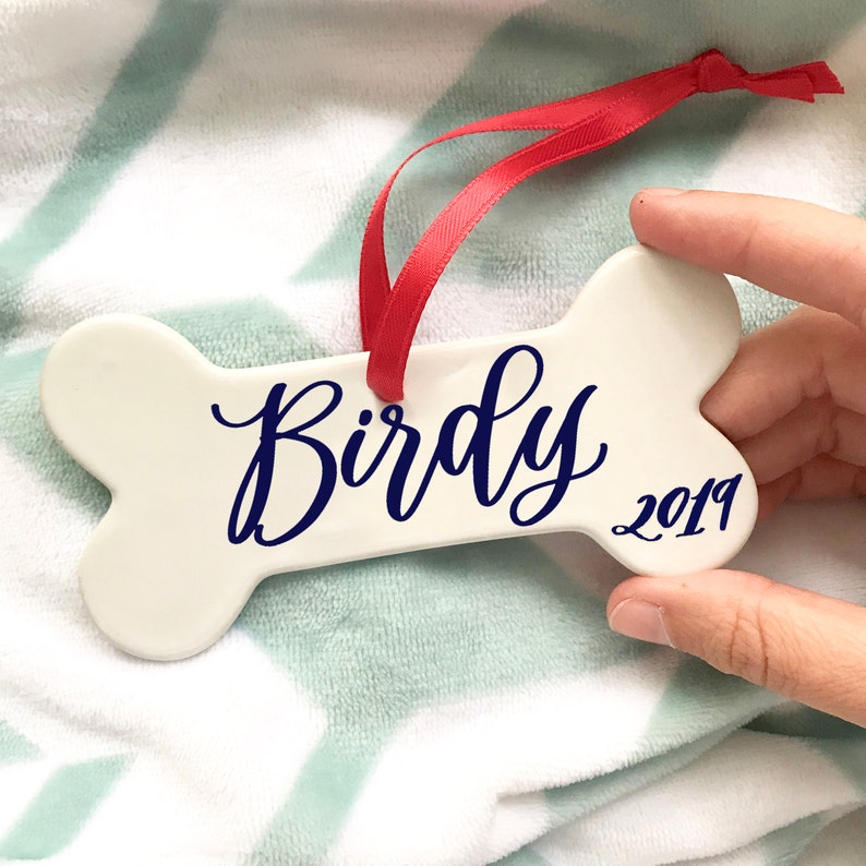 Custom Dog Christmas Ornament Dog Name Ornament Dog Mom Etsy