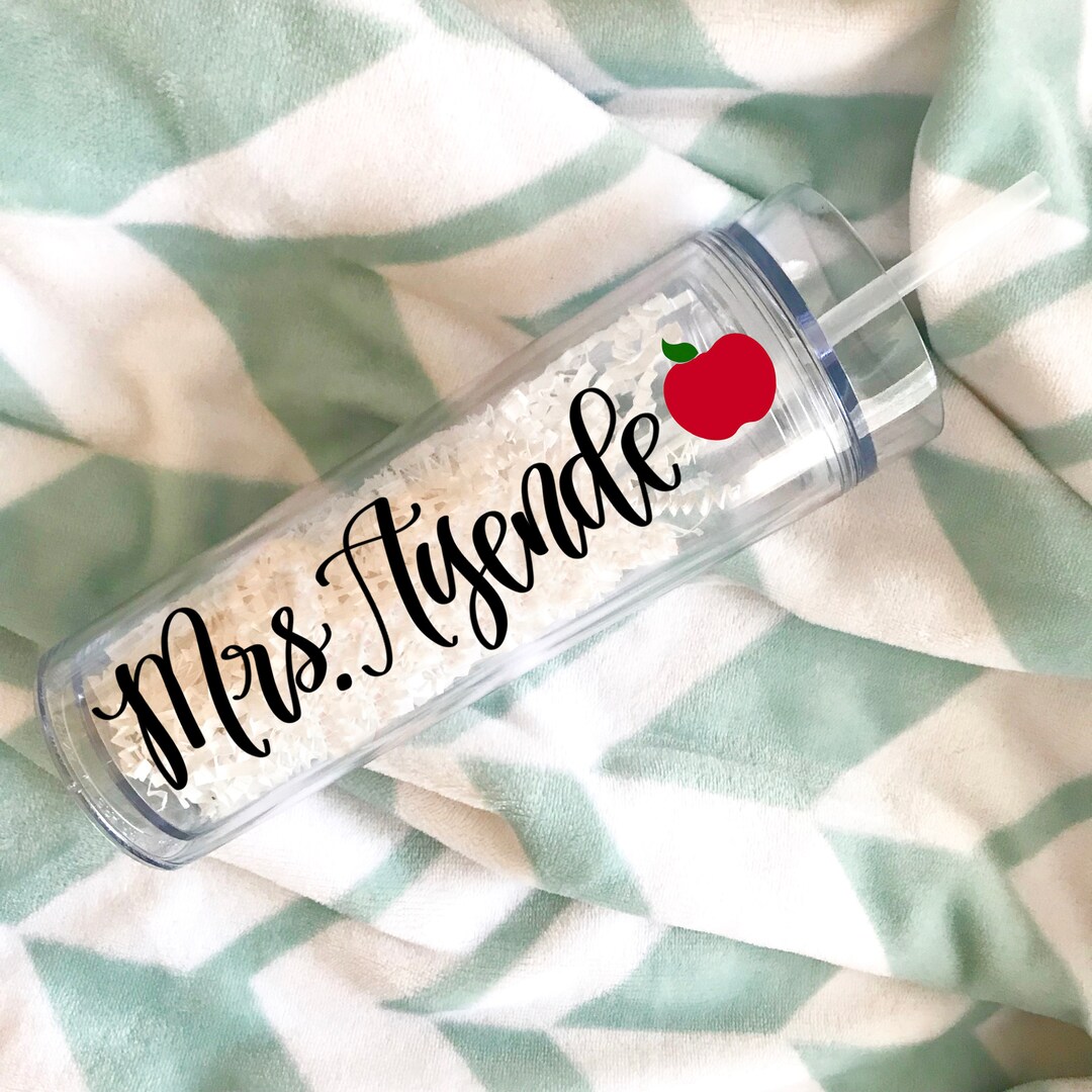 Teacher Appreciation Gift - Teacher Tumbler Personalized - Teacher Day ...