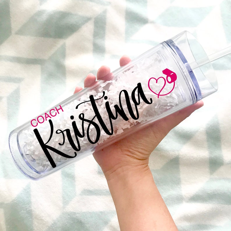 Coach Gift Personalized Custom Coach Water Bottle Softball Etsy