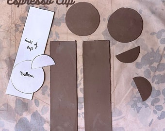 Printable Template for Pottery / Digital Template / With or Without ...
