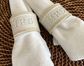 Mrs. And Mrs. Napkin rings