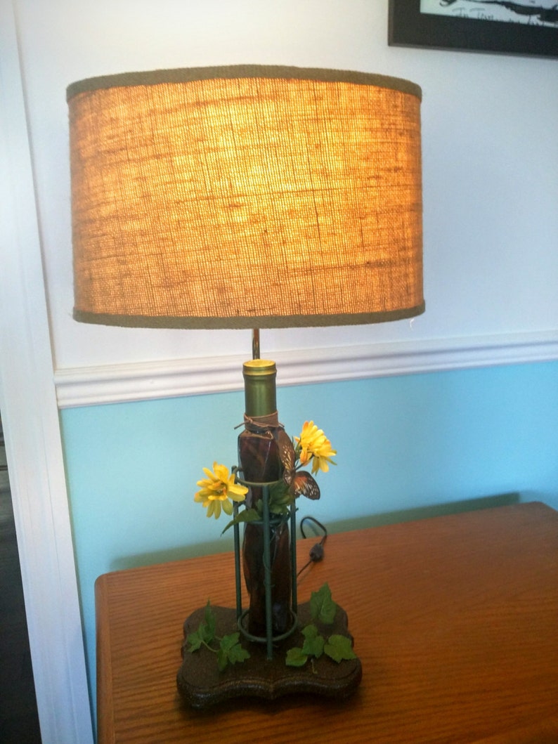 Table Lamp Small Table Lamp Glass Bottle Lamp Romantic - Etsy