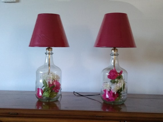 set of two bedside lamps