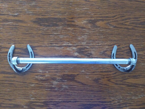Towel Rack Bathroom Decor Bathroom Towel Rack Horseshoe Etsy
