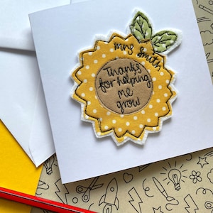 Carte de remerciement du meilleur professeur de tous les temps | Merci professeur carte de vœux | Carte de fin d'année | Cadeau de fin de mandat | Cadeau de remerciement pour l'école