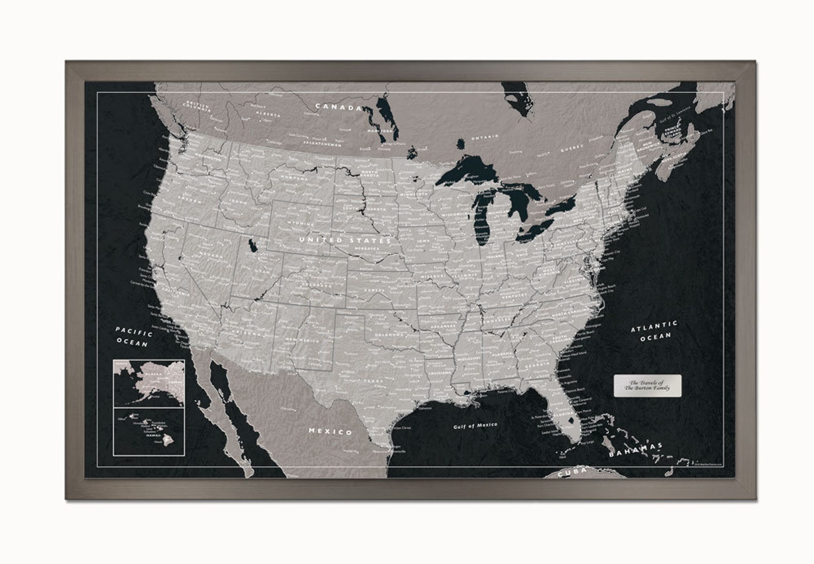 Urban Slate United States Framed - Il 1588xN.1809499136 Mg1m 