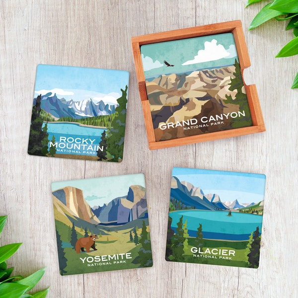 Build Your Own Set of National Parks Coasters - Any Quantity
