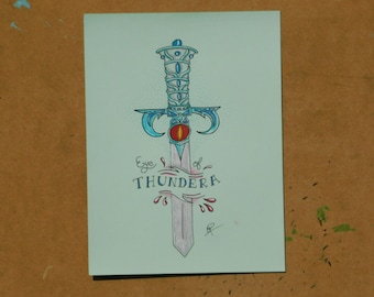 Thundercats Sword of Omens/Eye of Thundera Illustration