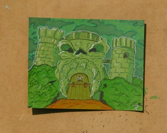 He-Man Castle Greyskull Illustration