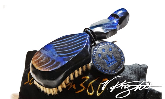 Batman Blue Medium Hard Wave Brush | Wave Brush Only