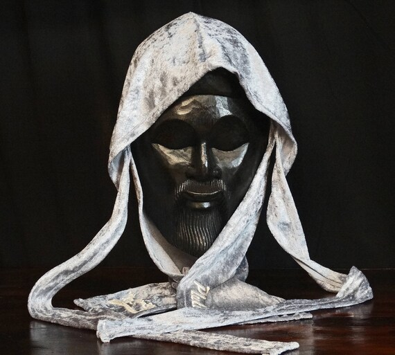 Grey Velvet Du-Rag | King Scorpion 360 Fat-Lace Custom Du-Rag