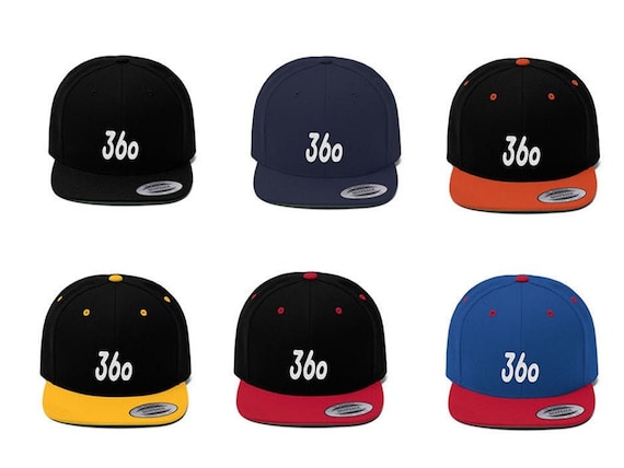 Snap-Back Unisex Wool Blend 360 Flat Bill Embroidered Cap | King Scorpion 360