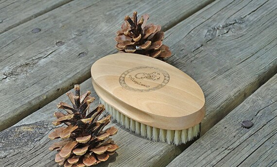 King Scorpion 360 | Soft Oval Boar Bristle Palm Wave Brush