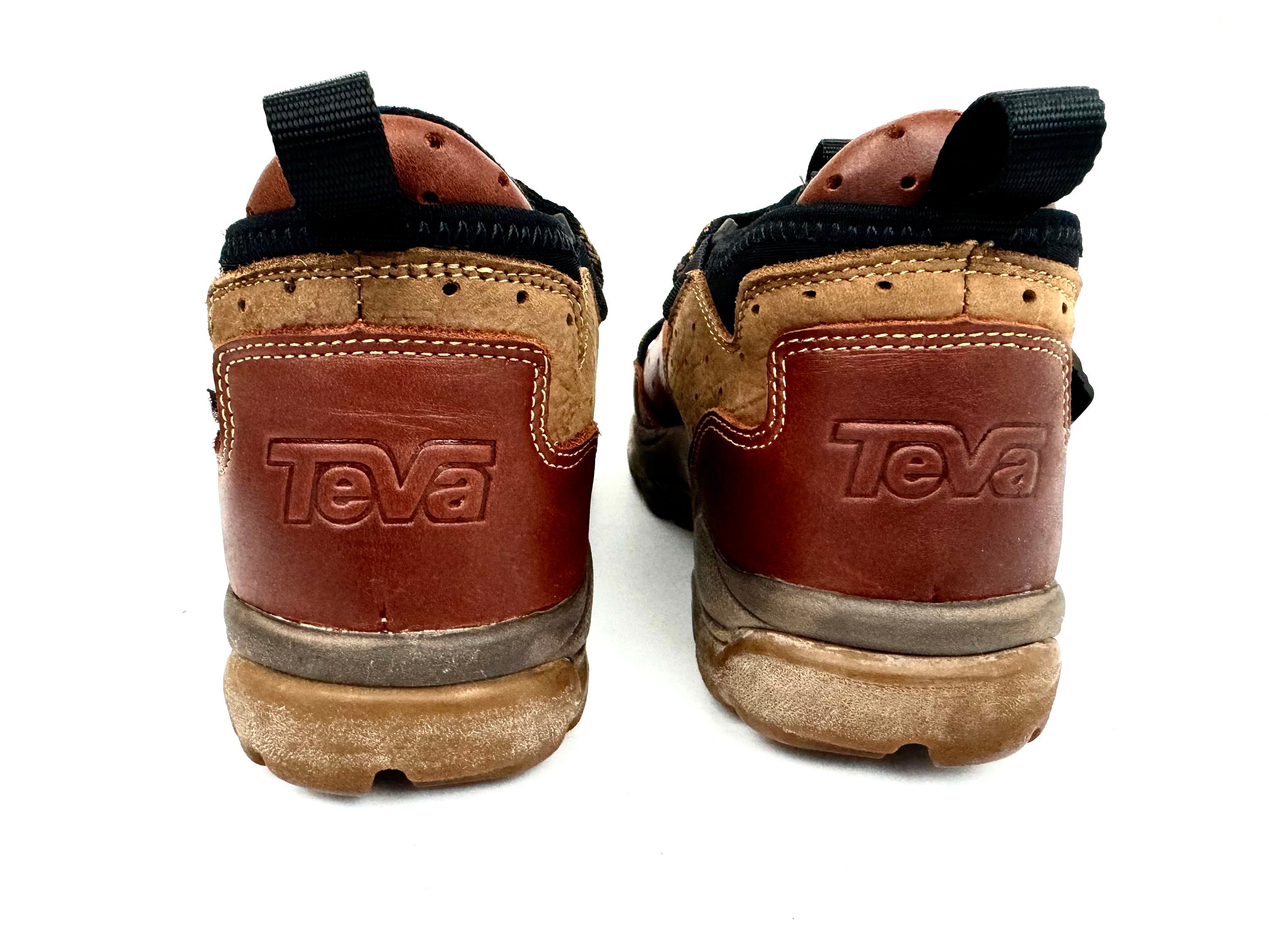 Vintage Teva X-Man 6590 Brown Leather Sport Hiking Sandals Men’s 13 mens teva shoes products for sale | eBay main image 4