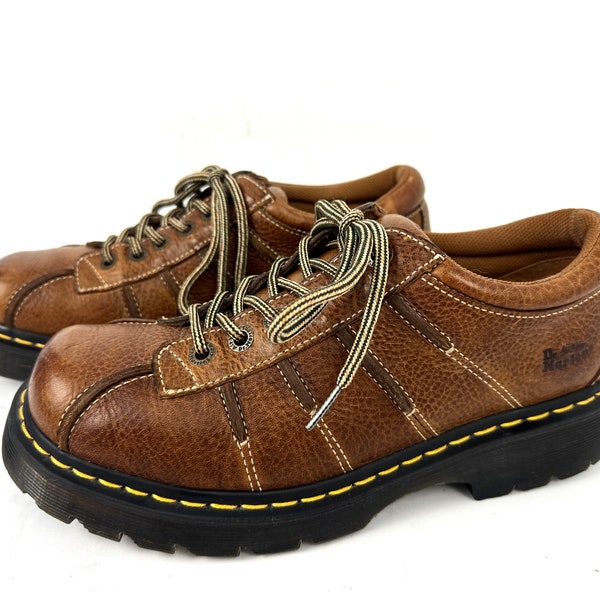 DR MARTENS Air Wair Brown Leather  Lace Up Oxford US Mens Size 10