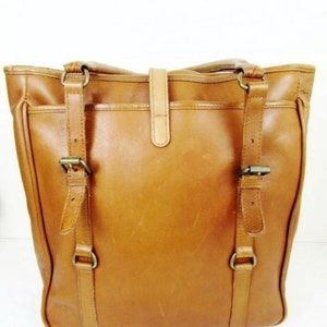 Vintage Claire Chase Leather Tote image 3