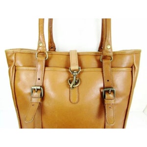 Vintage Claire Chase Leather Tote image 2