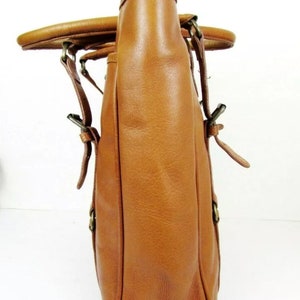 Vintage Claire Chase Leather Tote image 7