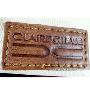 Vintage Claire Chase Leather Tote image 5