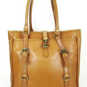 Vintage Claire Chase Leather Tote image 6