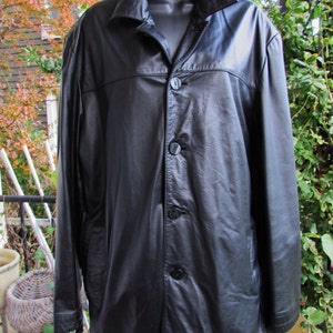 Vintage Wilson&#39;s Leather Black Jacket Woman&#39;s Medium