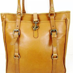 Vintage Claire Chase Leather Tote image 1