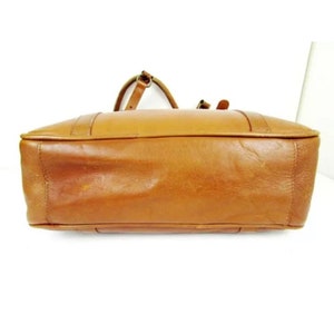 Vintage Claire Chase Leather Tote image 4