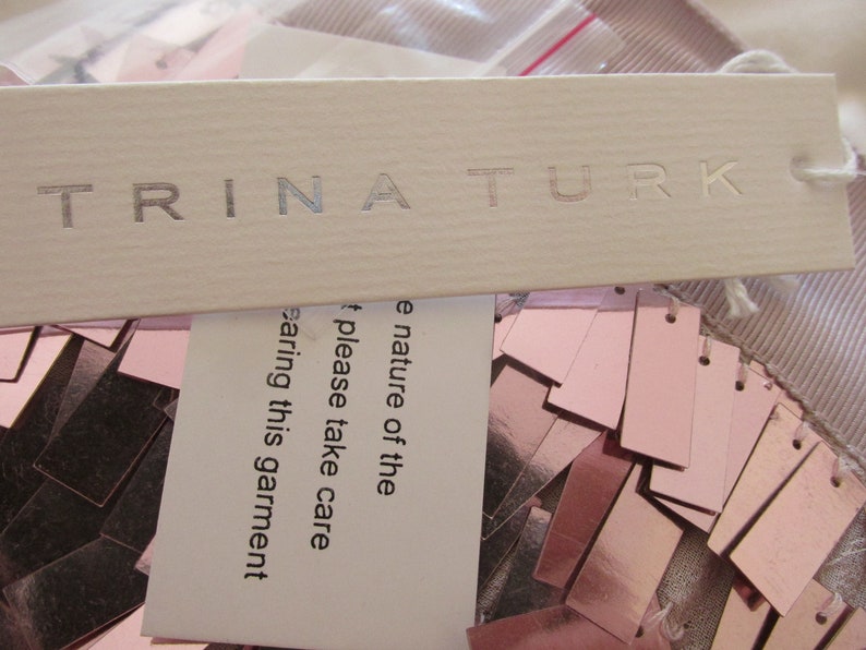 Free Shipping Skirt Trina Turk skirt with Rectangular Sequins