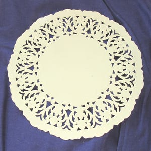 Salvamanteles - Pintado sobre baño de plata - Vintage