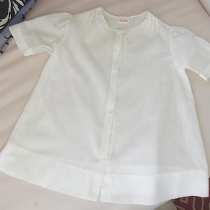 Baby Dress - Hand Made in Philippines Cotton - Vintage