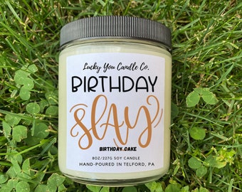 Wake Up/& Slay-No Bad Vibes-In My Own Lane-Calm Mind Strong Vibes. Koena Moon Candles-The Good Intention Set