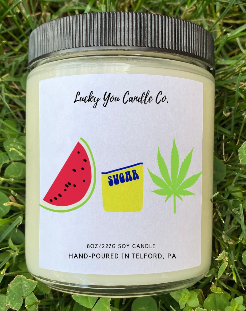 Watermelon Sugar High Soy Candle HumorGag Gift