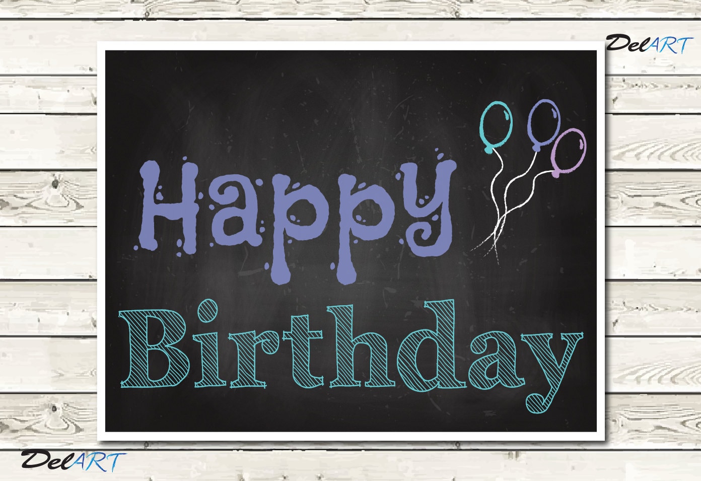 happy birthday sign pdf files poster chalkboard art etsy