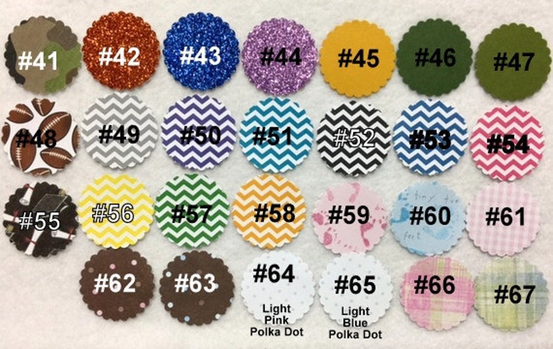 Personalized Set Of 12 Gender Reveal Touchdowns or Tutus Cupcake Toppers Your Choice Of Any 12 image 3