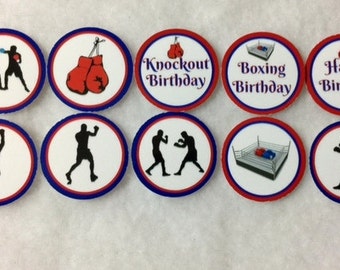 Set Of 50/100/150/200 Personalized Boxing Birthday Party 1 Inch Circle Confetti