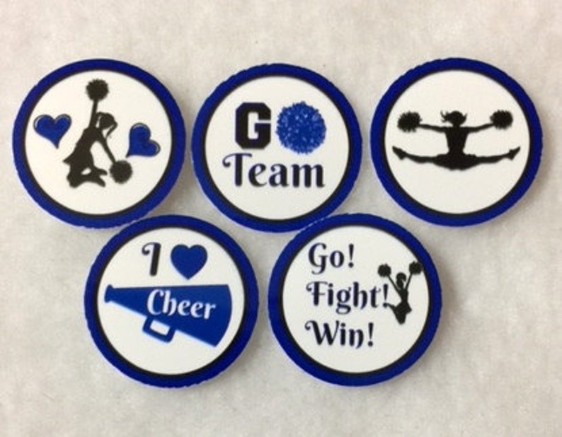 Set Of 50100150200 Personalized Cheer and Cheerleader Party 1 Inch Circle Confetti