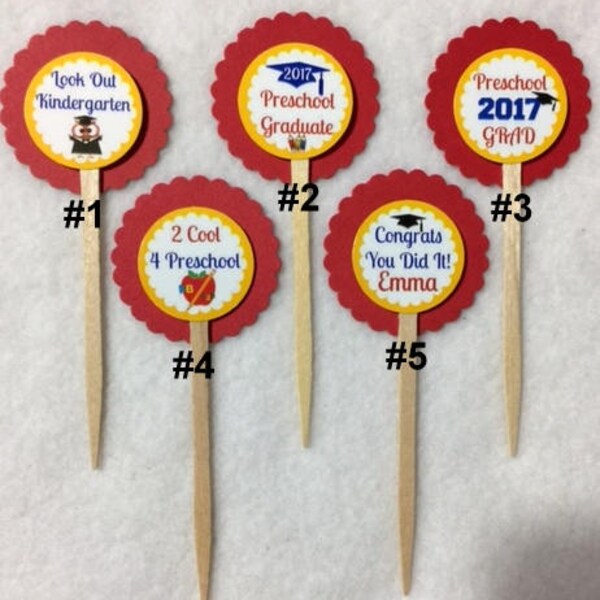 Preschool Cupcake Etsy