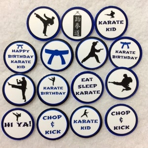 Set Of 50/100/150/200 Personalized Karate Martial Arts Birthday Party 1 Inch Circle Confetti