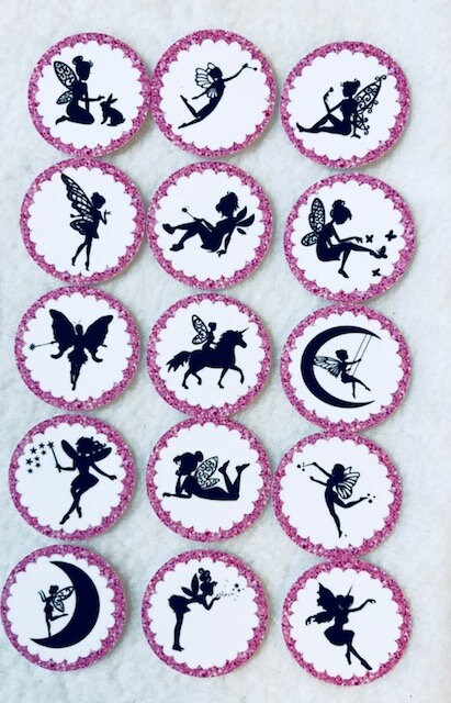 Set Of 50100150200 Personalized Fairy 1 Inch Circle Confetti